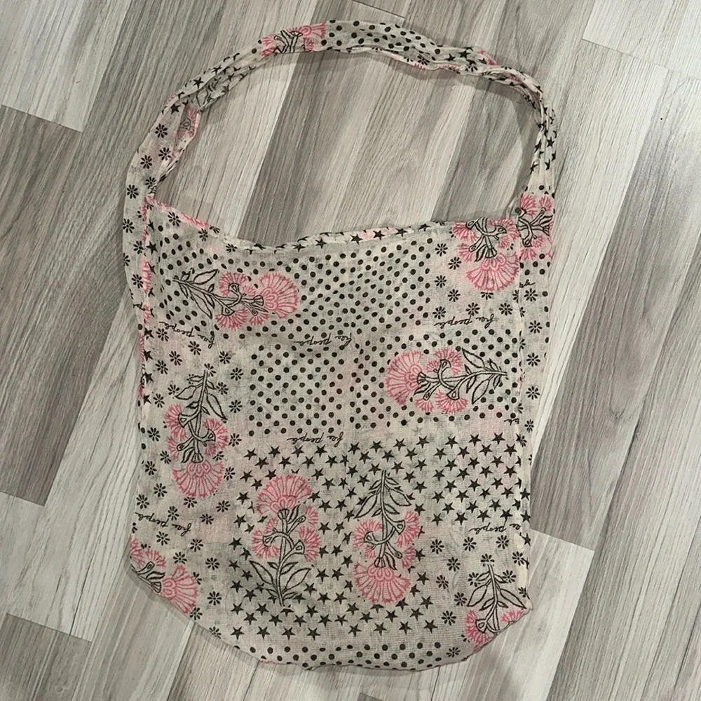 Free People Gauze Boho Reusable Shopping Tote Bag
